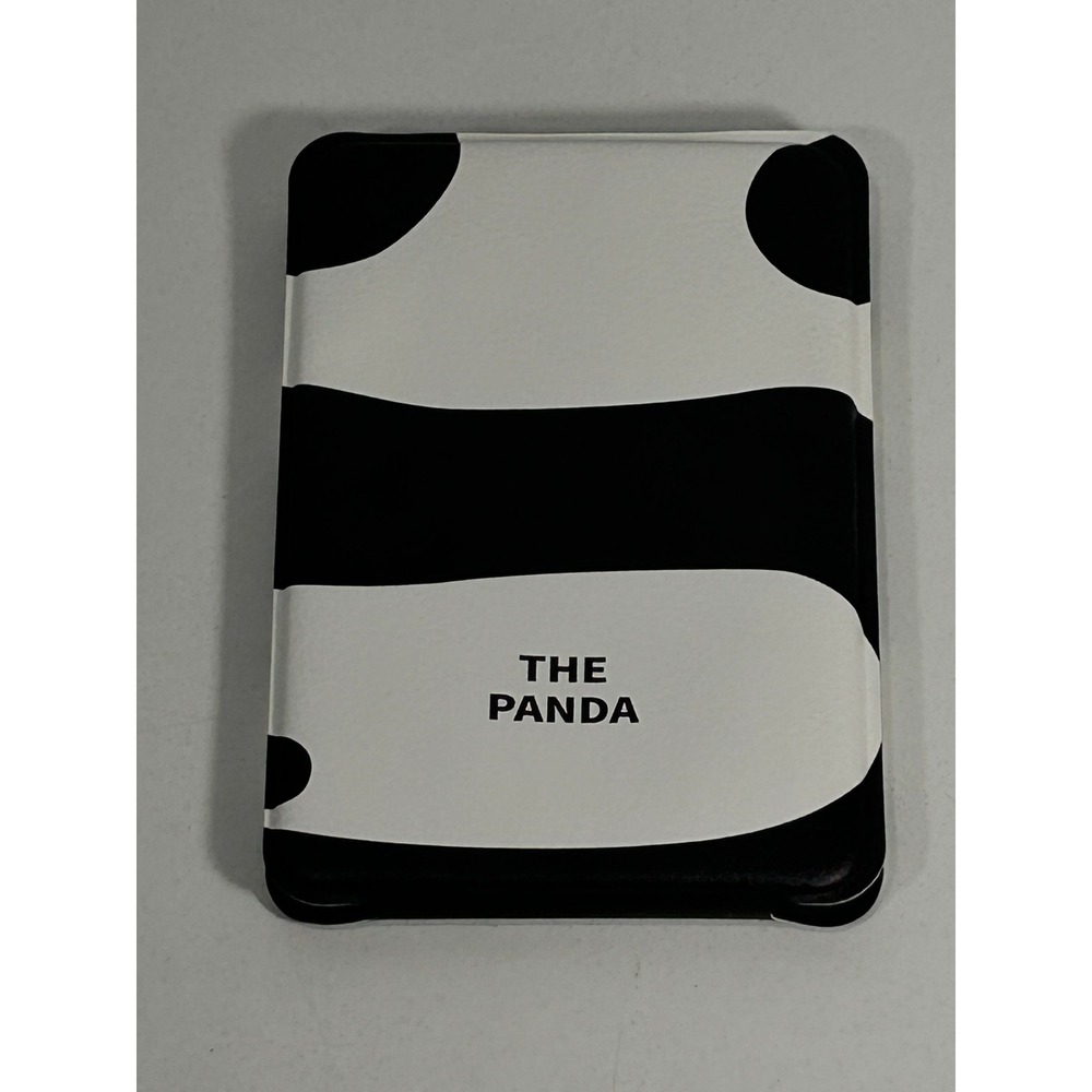 The Panda Black White Cow Print Tablet Stand Folding Case Sleeve Accessory